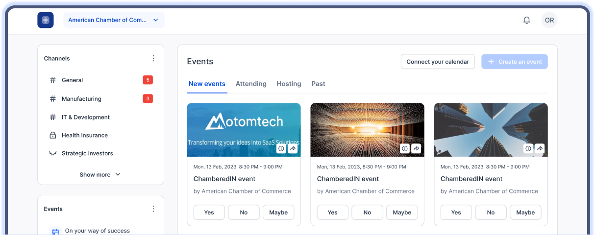 ChamberedIn platform preview